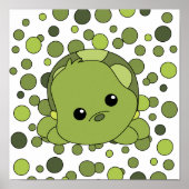Cutie Baby Turtle Poster (Voorkant)