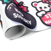 Cutie Bears and Bulbs Cadeaupapier (Rol Hoek)