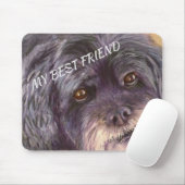 CUTIE BLACK COCK-A-POO MIX MUISMAT (Met muis)