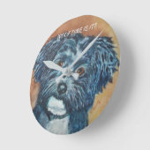 CUTIE BLACK HAVANESE RONDE KLOK (Hoek)