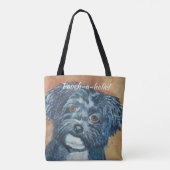 CUTIE BLACK HAVANESE TOTE BAG (Achterkant)
