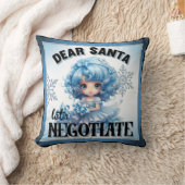 Cutie Blauw Beste Kerstman Kerstkussen Kussen (Deken)