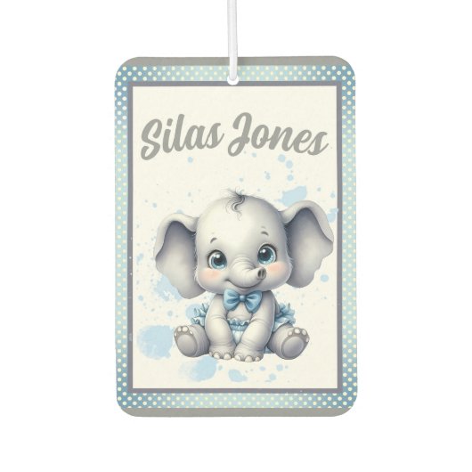 Cutie Blue Elephant - Little Peanut Luchtverfrisser (Voorkant)