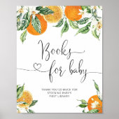 Cutie Books voor baby. Sinaasappels Boeken voor ba Poster (Voorkant)