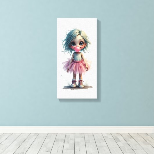 Cutie Canvas Afdruk (Insitu (Houten vloer))