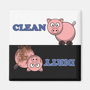 Cutie Cartoon Dishwasher Magnet aanpassen