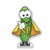 Cutie Cartoon Super Pickle Vinyl Sticker (Voorkant)