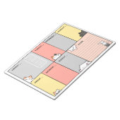 Cutie cat A4 weekplanner/notitieblok Notitieblok (Schuin)