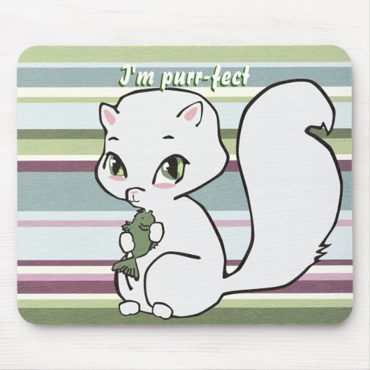 Cutie Cat Mousepad Muismat (Voorkant)