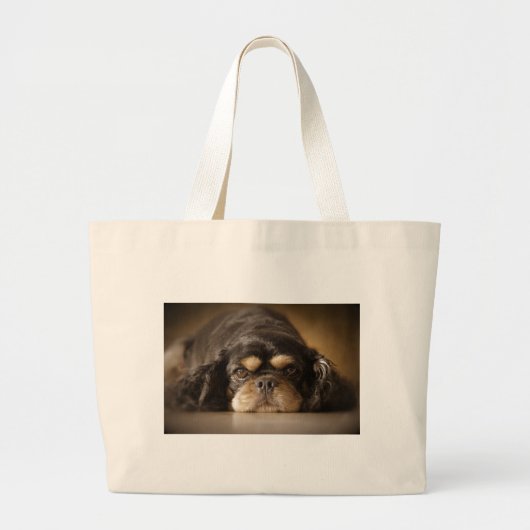 Cutie Cav. Grote Tote Bag (Voorkant)