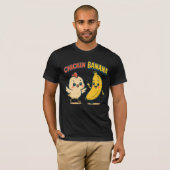 CUTIE CHICKEN BANANA! T-SHIRT (Voorkant volledig)