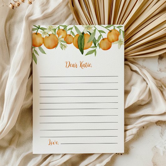 Cutie Citrus Verjaardag Tijd Capsule Bericht Kaart