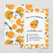 Cutie Clementine Mandarijn Tangerine Sinaasappel B Kaart (Voorkant / Achterkant)