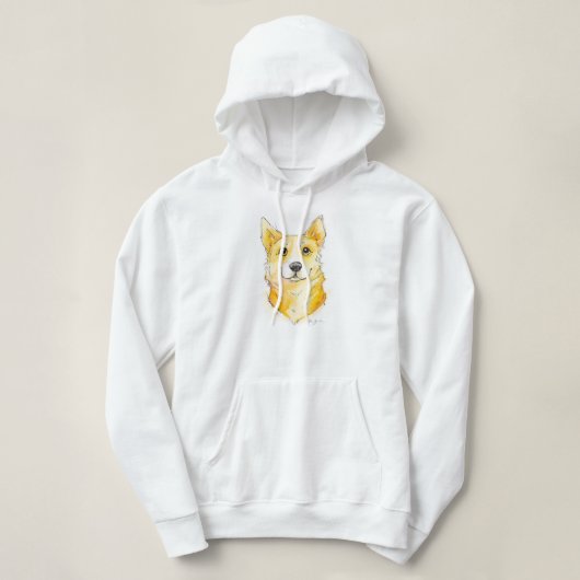 Cutie Corgi Hoodie (Design voorkant)