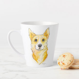 Cutie Corgi Latte Mok