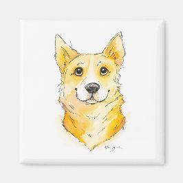 Cutie Corgi Magneet
