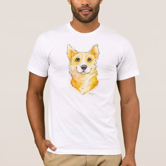 Cutie Corgi T-shirt (Voorkant)
