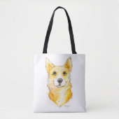 Cutie Corgi Tote Bag (Voorkant)