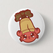 Cutie Crab en Liberty Bell Button (Voorkant)