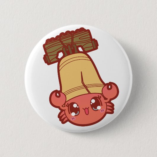 Cutie Crab en Liberty Bell Button (Voorkant)