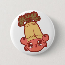 Cutie Crab en Liberty Bell Button