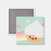 Cutie Cupcake Magneet (Voorkant / Achterkant)