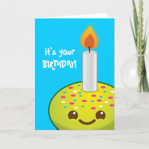 cutie de Gelukkige glimlachen van de Verjaardag Kaart