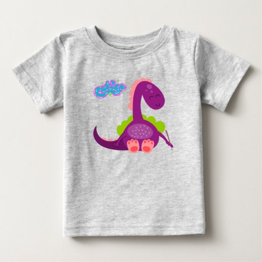 Cutie Dinosaur Baby T-Shirt (Voorkant)