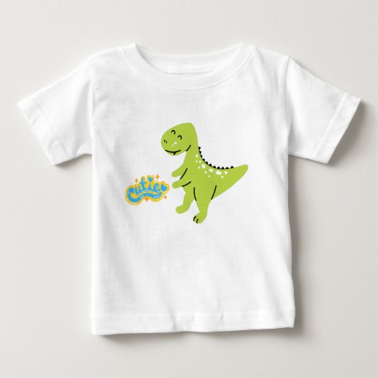Cutie Dinosaur Baby T-Shirt (Voorkant)