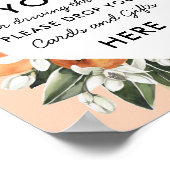 Cutie Drive by Baby shower Kaarten and Gifts Sign Poster (Hoek)