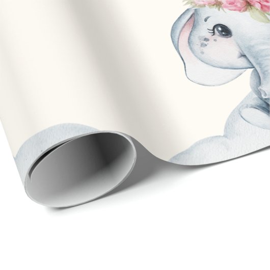 Cutie Elephant Cadeaupapier (Rol Hoek)