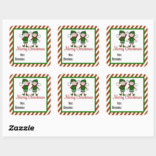 Cutie Elves Gift Label Sticker (Vel)