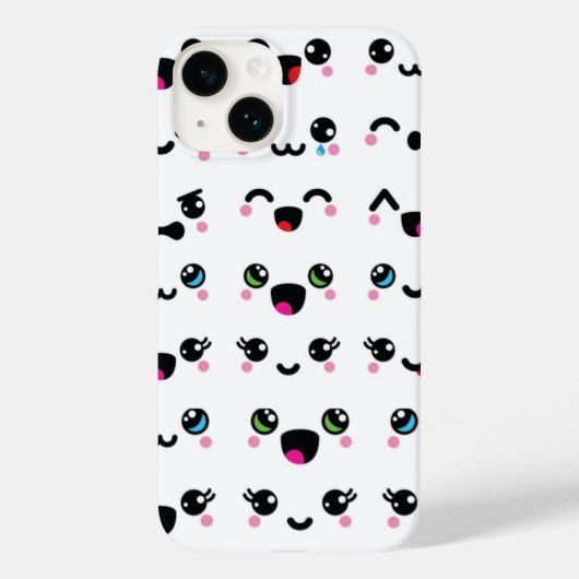 Cutie face Iphone case (Achterkant)