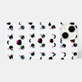 Cutie face Iphone case (Achterkant (horizontaal))