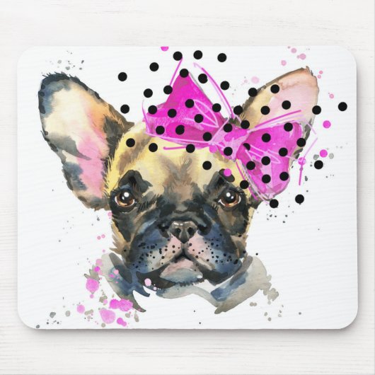 Cutie French Bull Dog Muismat (Voorkant)