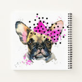 Cutie French Bull Dog Notitieboek (Achterkant)