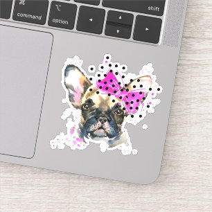 Cutie French Bull Dog Sticker