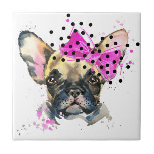 Cutie French Bull Dog Tegeltje