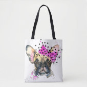 Cutie French Bull Dog Tote Bag (Voorkant)
