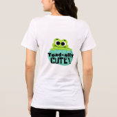 Cutie Frog Tri-Blend Shirt (Achterkant)