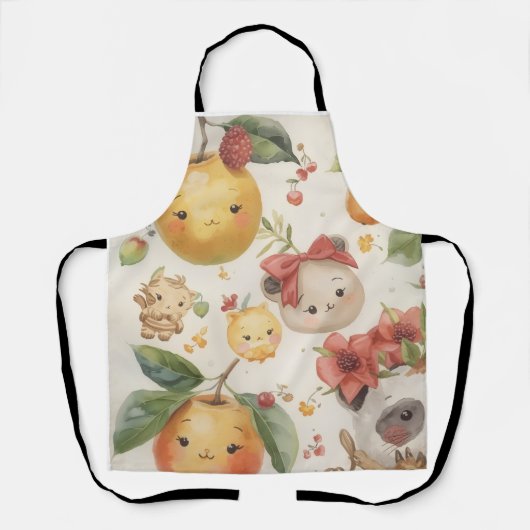 Cutie Fruitie Apron Schort (Voorkant)