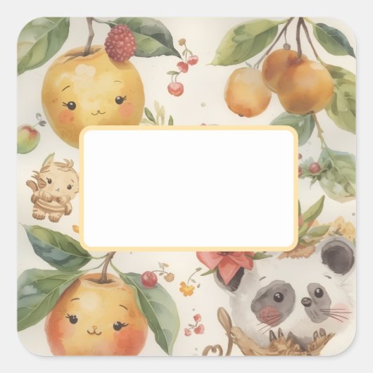 Cutie Fruitie Sticker (Voorkant)