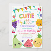 Cutie Frutti Birthday Invitation Kaart (Voorkant)