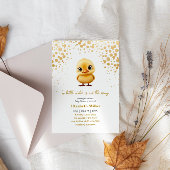 Cutie Geslacht Neutraal eend Baby shower Kaart