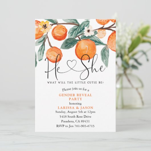 Cutie Geslacht Onthullen Partij Kaart (Staand voorkant)