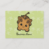 Cutie Giraffe Visitekaartje (Achterkant)