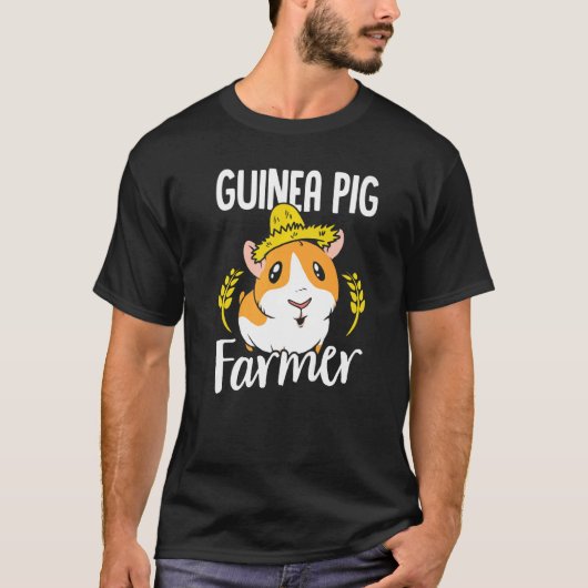 Cutie Guinea Pig Farmer Pig Owner Animals Cavy Pet T-shirt (Voorkant)