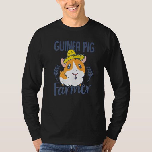 Cutie Guinea Pig Farmer Pig Owner Animals Cavy Pet T-shirt (Voorkant)