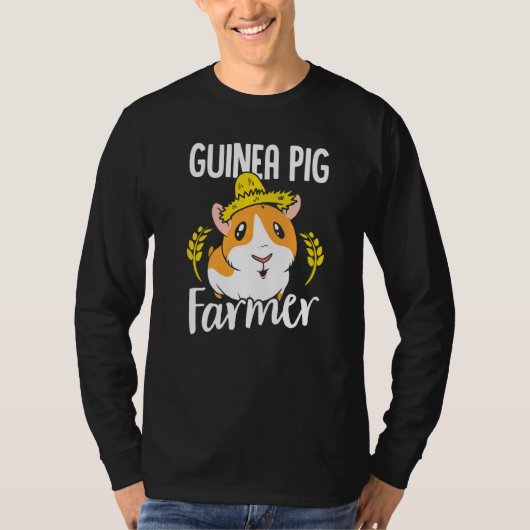 Cutie Guinea Pig Farmer Pig Owner Animals Cavy Pet T-shirt (Voorkant)