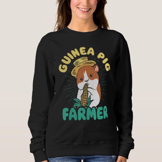 Cutie Guinea Pig Farmer Pig Owner Animals Cavy Pet Trui (Voorkant)